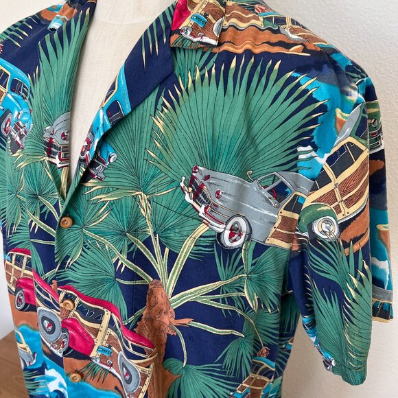 Diamond Head Sportswear Hawaiian Shirt - Car Lovers - Size XL - Picture 3 of 9